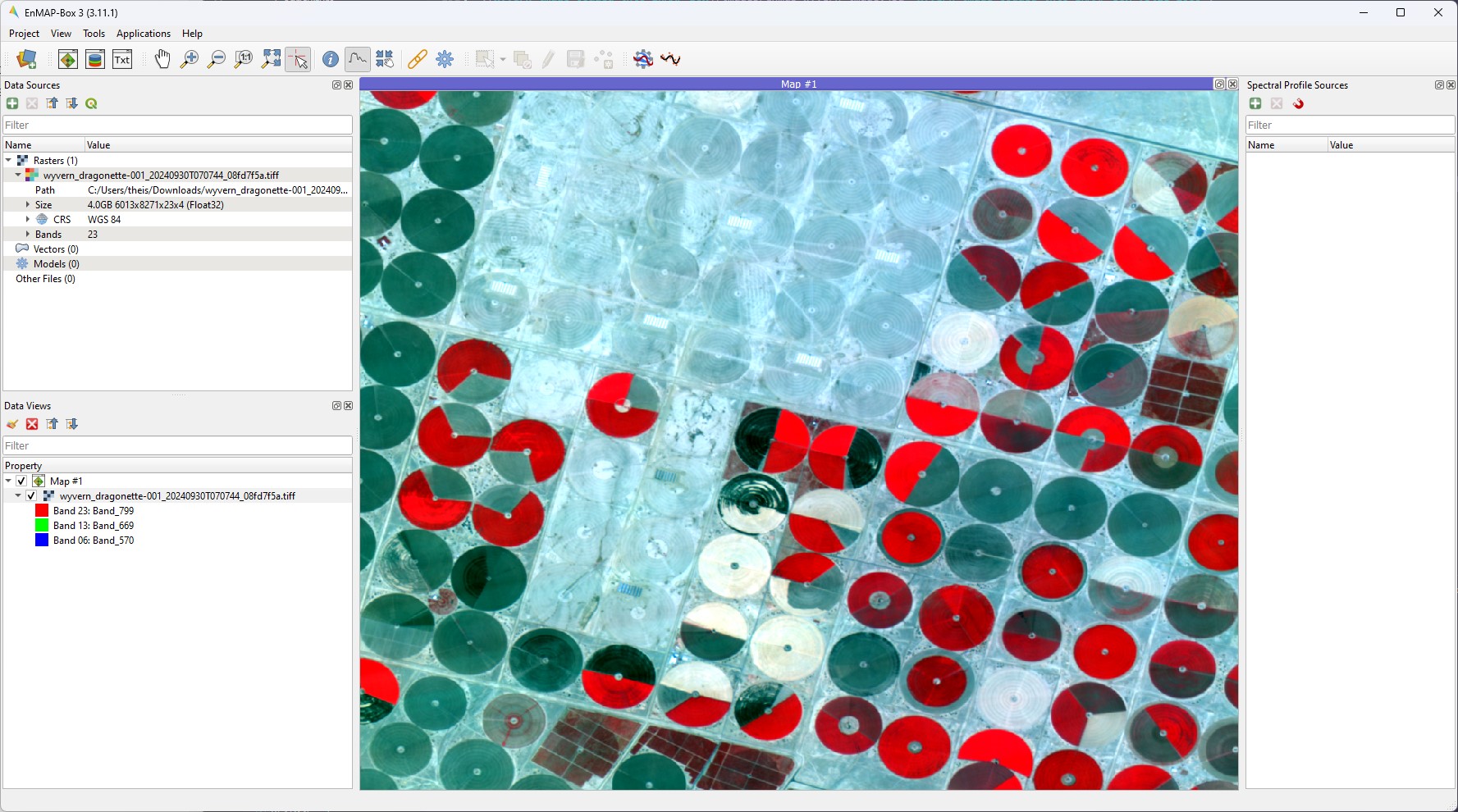 Color Space Explorer window