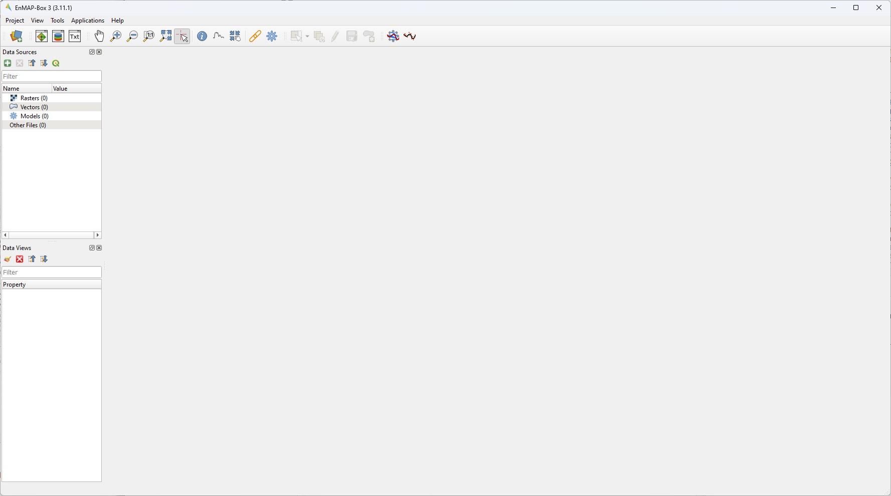 Inital EnMAP-Box window