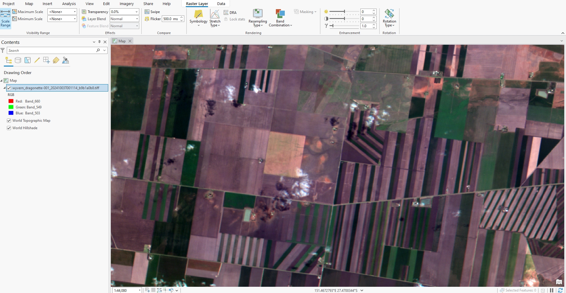 Zoom of Wyvern hyperspectral data natural color